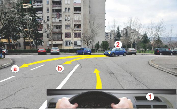 Kako ćete postupiti u situaciji prikazanoj na slici: