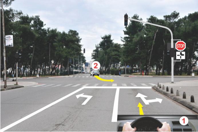 Kako ćete postupiti u situaciji prikazanoj na slici: