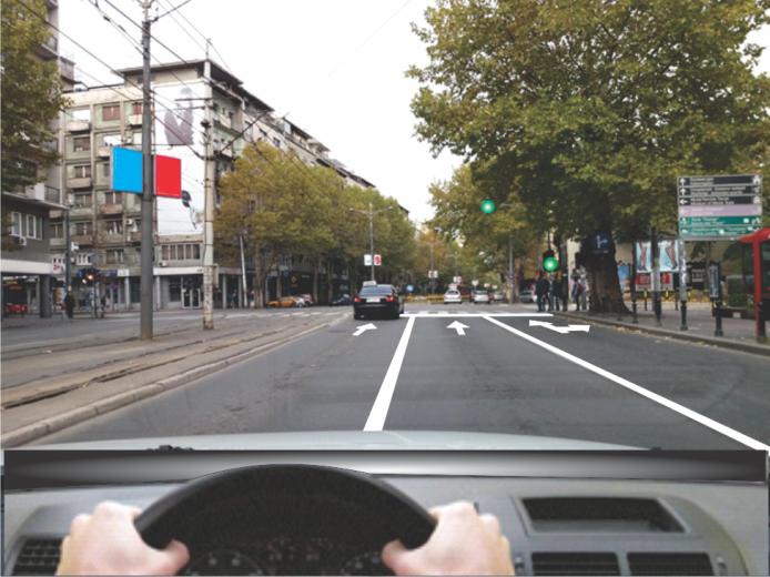 Horizontalne oznake na kolovozu znače: