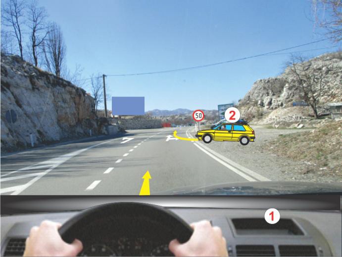 U situaciji kao na slici saobraćajni znak važi do: