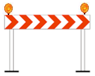 Privremena saobraćajna signalizacija data na slici označava: