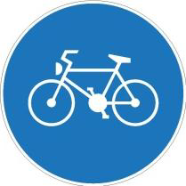 The picture shows a traffic sign: