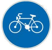 The picture shows a traffic sign: