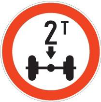 The picture shows a traffic sign: