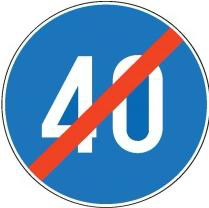The picture shows a traffic sign: