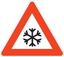 The picture shows a traffic sign:
