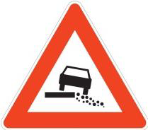 The picture shows a traffic sign: