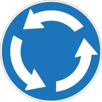On the picture, the traffic sign shown is: