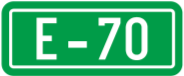 The picture shows a traffic sign: