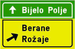 The picture shows a traffic sign:
