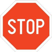 The picture shows a traffic sign: