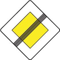 The picture shows a traffic sign: