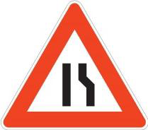 The picture shows a traffic sign: