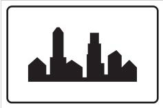 The picture shows a traffic sign: